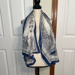 Women’s Sheer Floral Scarf